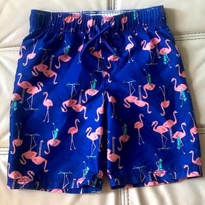 Flamingo swim trunks - Size 4